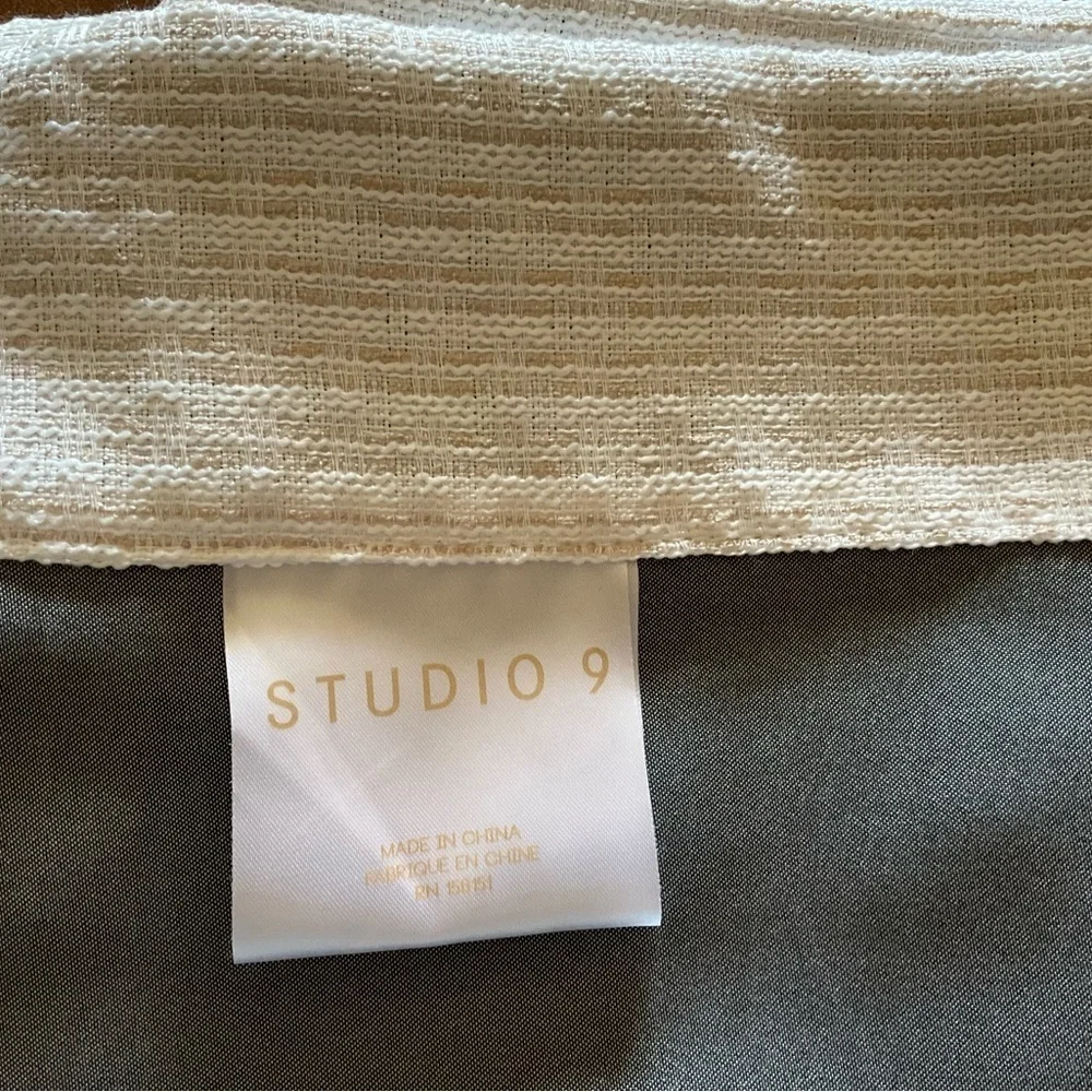Studio Cream Textured lined Curtains - Picture 3 of 3